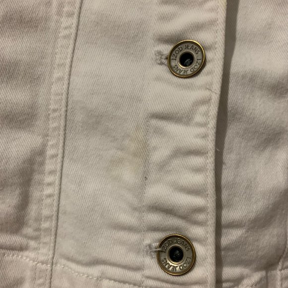 Izod White Denim Jacket - Picture 8 of 10